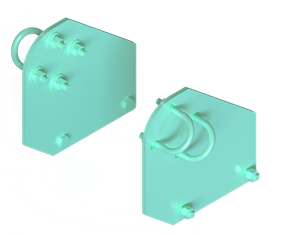 Sabre ARMUR Ballast Tray Gusset Kit - 2-7/8 in. Diagonal Pipe. Manufacturer brochure illustration; selected configuration may vary.