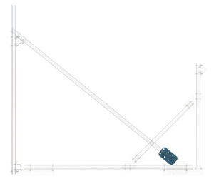 Sabre ARMUR Ballast Tray Gusset Adapter Plate Kit - +/-10 Degrees. Manufacturer brochure illustration; selected configuration may vary.