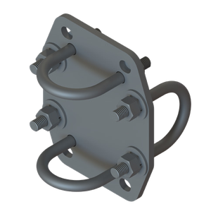Sabre ARMUR Crossover Plate Kit - 2-7/8 in. to 3-1/2 in. OD Pipe. Manufacturer brochure illustration; selected configuration may vary.