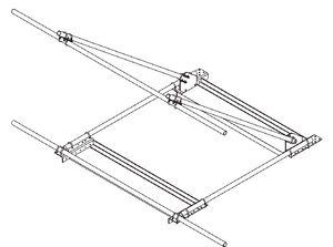 Sabre ARMUR 1/2 in.-13 U-Bolt Assembly - 3-9/16 in. Inside Width. ARMUR system application illustration. This individual accessory is not pictured; use the part number and specifications when requesting a quote.
