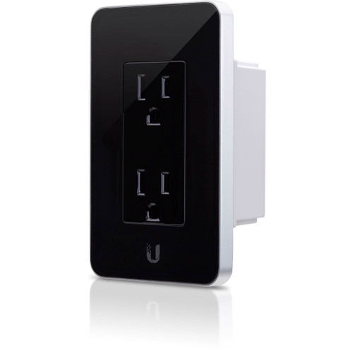 UBIQUITI IN-WALL MANAGEABLE OUTLET BLACK (MFI-MPW)
