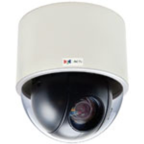 5MP Indoor Speed Dome Camera with D/N, Extreme WDR, SLLS, 30x Zoom Lens, f4.5-135mm/F1.6-4.4, DC iris, Auto Focus, H.265/H.264, 1080p/30fps, 2D+3D DNR, Audio, High PoE/DC12V, IK09, DI/DO, Built-in Analytics