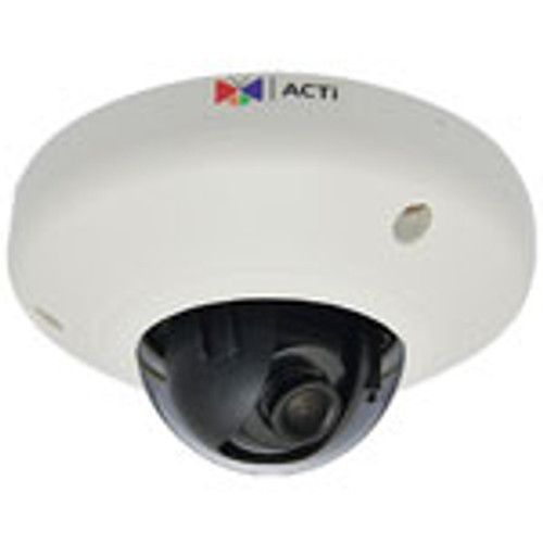 5MP Indoor Mini Dome Camera with Basic WDR, Fixed Lens, f1.9mm/F1.9, H.264, 1080p/30fps, DNR, MicroSDHC, PoE