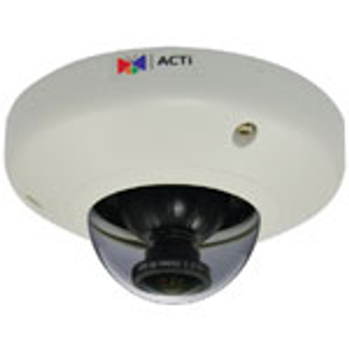 5MP Indoor Mini Fisheye Dome Camera with Basic WDR, Fixed Lens, f1.19mm/F2.0, H.264, DNR, MicroSDHC, PoE
