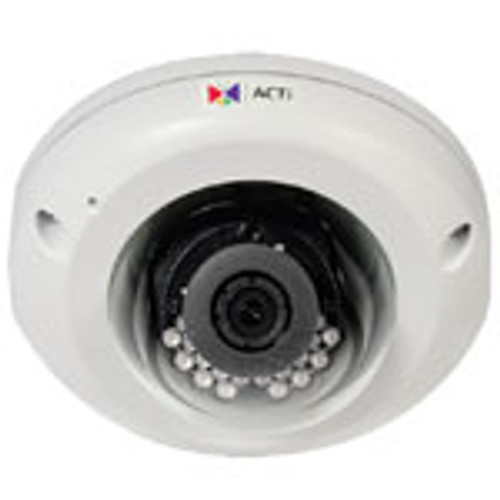 4MP Outdoor Mini Dome Camera with D/N, Adaptive IR, Extreme WDR, SLLS, Fixed Lens, f2.8mm/F2.0, H.265/H.264, 1080p/30fps, 2D+3D DNR, Built-in Microphone, PoE/DC12V, IP66, IK10