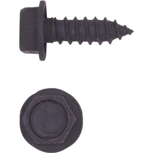 HAINES PRODUCTS #8 x 3/4" hex washer head screw. Black coated to inhibit rust Packed 1000 per box. .