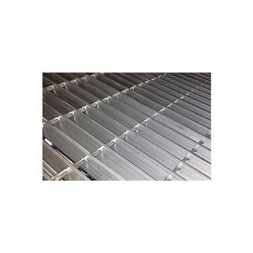 GRAINGER 3 ft x 3 ft x 1 in Bar Grating lightweight and corrosion resistant. 4 in Crossbar Spacing .