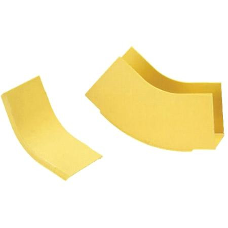 COMMSCOPE FiberGuide 45Deg Up Elbow Kit 2 in x 2 in, yellow .
