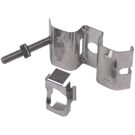 SABRE SITE SOLUTIONS Butterfly Hanger Kit for 5/8" corrugated, Air Cell and LMR-900 coax. Stainless steel with 3/8" mounting hole. Includes mtg. hardware.
