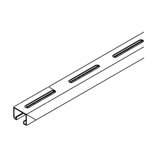 SABRE SITE SOLUTIONS Snap-Channel. Features slots on 2" centers. Perfect solution for H-Frames. Hot dip galvanized.