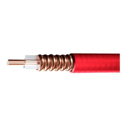 RFS Red 1/2" Plenum Air Coaxial Cable for Public Safety Applications. .