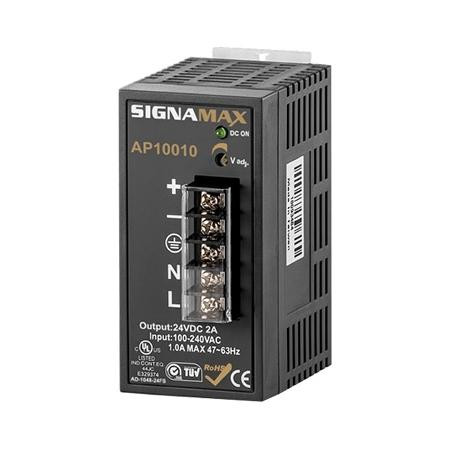 SIGNAMAX Industrial Power Supply, 48 Watts, 24V DC, 2.0 Amps .