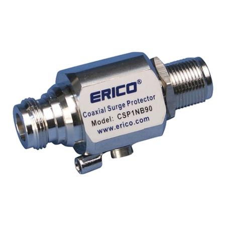 ERICO Coaxial Surge Protector, plug-in installation, 0-3 GHz, N-Female, N-Female .