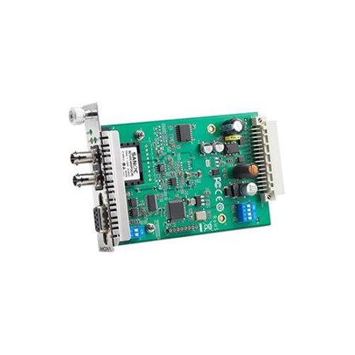 MOXA RS-232/422/485 to Fiber Optic Converter. ST Single mode. Slide-in Module .