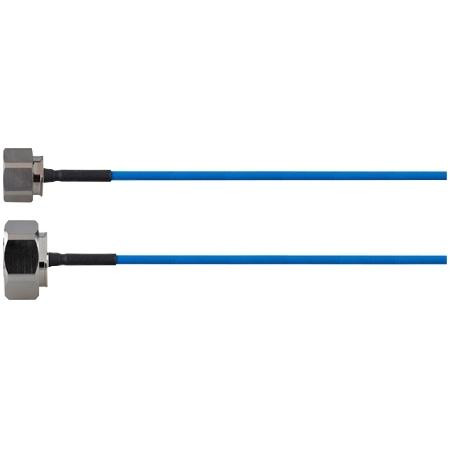 VENTEV BY RF INDUSTRIES 3 m TFT-402-LF low-PIM coaxial cable assembly with 4.3-10 Male Straight to 7/16 in DIN Male Straight.