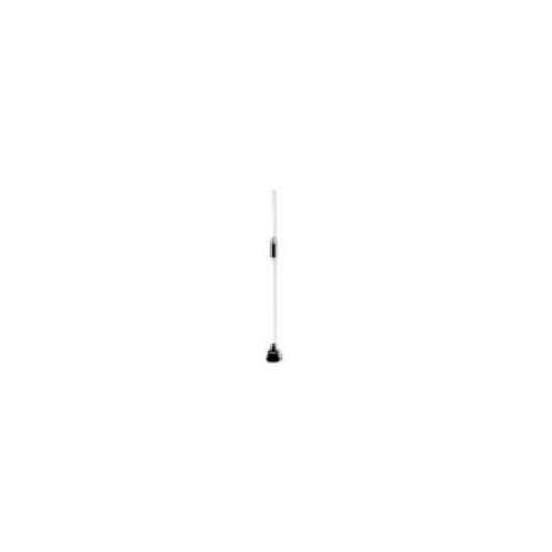 LARSEN 406-420 MHz NMO 200 watt 3.2dB gain collinear mobile antenna only. Order desired NMO mount separately. Black.