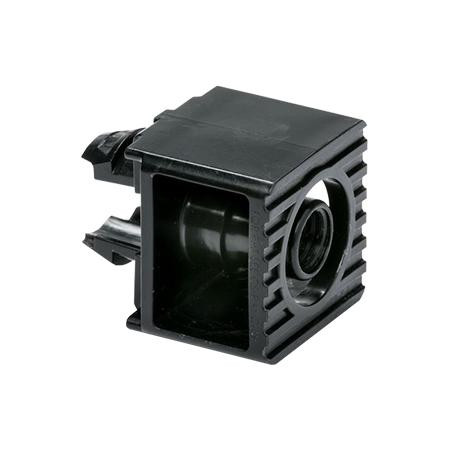 COMMSCOPE PIM-free Multifunction Adapter for SnapTak Hangers. Snaps into 3/4" holes to provide 1 inch standoff.Threads into 3/8",1/2" bolts & U-bolts. 10 Pack