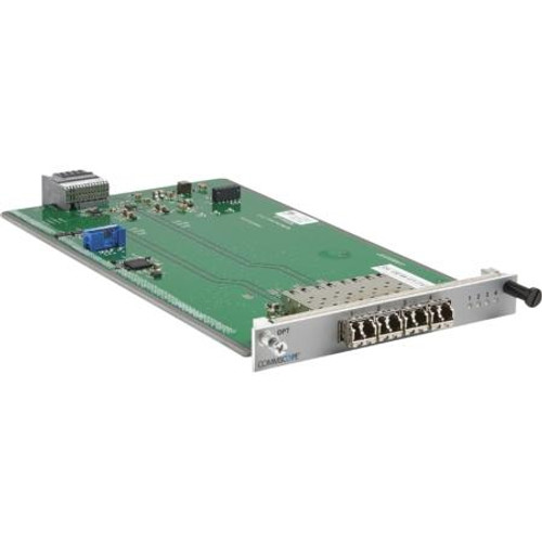COMMSCOPE optical transport card (OPT). Provides 10 Gb fiber connection between a CAN and TEN. Each card suppports up to 4 . FAA Compliant