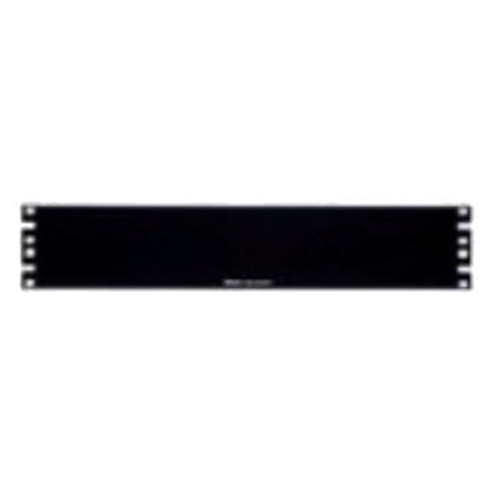 PANDUIT Rack Filler Panel, 2 RU, 3.5"H x 19.0"W (88.9mm x 482.6mm), Black .