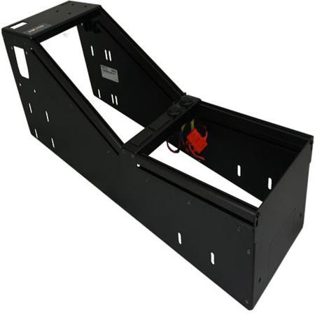 HAVIS 2020 Ford Interceptor Utility Mid-Height Angled Console, OEM USB cutout, 4 Additional 12 volt sockets with wire and fuse