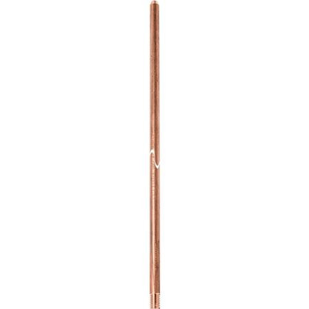 HARGER Air Terminal, 3/8 Inch UNC x 18 Inch, Copper Alloy 110 .