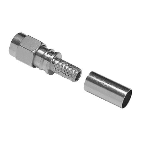 TIMES SMA Male Straight Non Solder Pin No Braid Trim Connector for LMR-195 Cable .