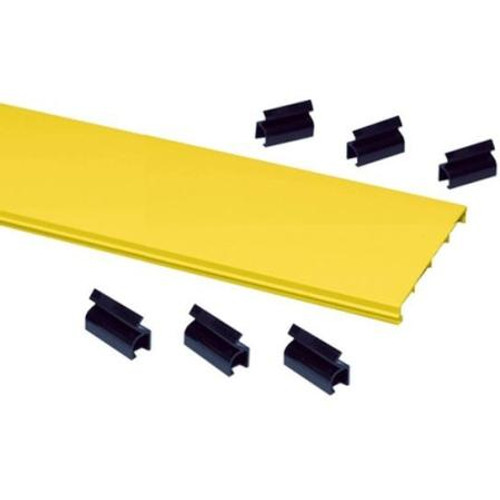 COMMSCOPE FiberGuide Snap-on Cover Kit for Horizontal Straight Section, 4 in x 4 in, yellow .