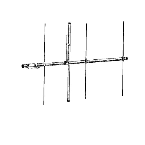 Laird Technologies 154-158.5 MHz 6.5dB 4 Element Yagi Antenna