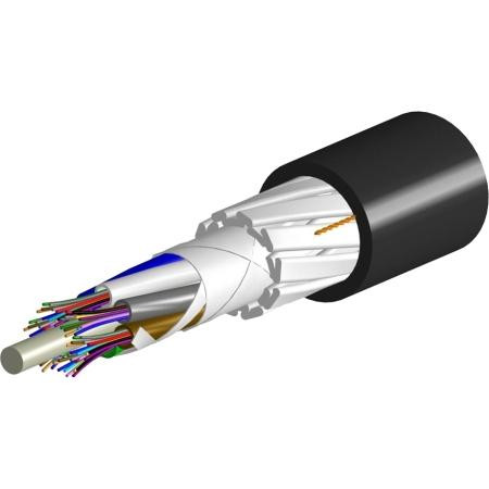 COMMSCOPE TeraSPEED Mini Single Jacket All-Dielectric, High Tensile Strength, Gel-Filled, Outdoor Stranded Loose Tube Cable, 144 Fiber Count