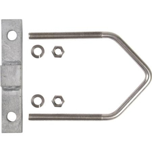 VENTEV V-bolt mounting kit. Fits round members up to 6" OD or 4.2" angle members. Incl. stainless steel V-bolt & hardware. Larger sizes on req. Set of 2.