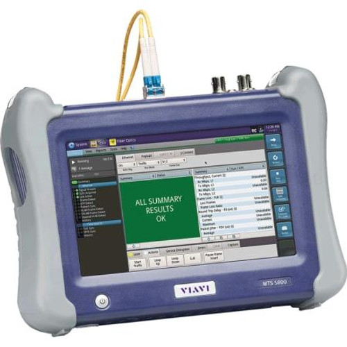 VIAVI Handheld Network Tester with Dual 1G Ethernet and Single Port 10G Ethernet, Optics, P5000i Microscope & Patch Cables