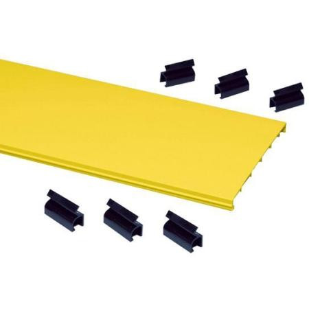 COMMSCOPE FiberGuide Snap-on Cover Kit for Horizontal Straight Section, yellow .