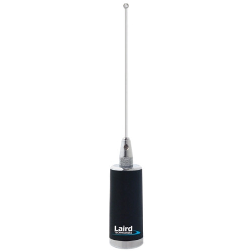 Laird Technologies 37-40 DC Ground Base Load Antenna  Black/Chrome