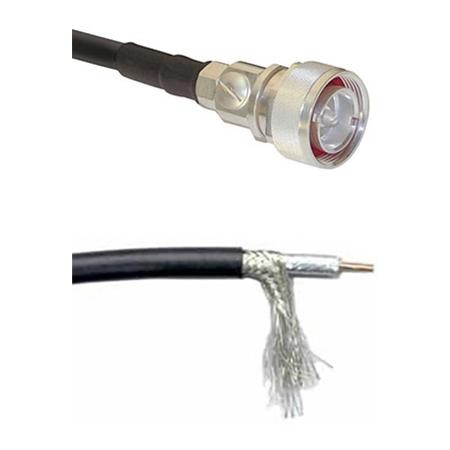 Ventev 40' LMR-400 jumper with 7/16 DIN male connector to Pigtail WITH TESSCO WIRELESS SOLUTION