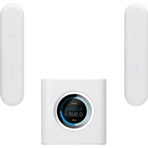 AMPLIFI High Density Router with 2 Rotating MeshPoints, Includes Router Base Station, 802.11a/b/g/n/ac Wi-Fi Network, 2 x Wireless HD Mesh Extenders