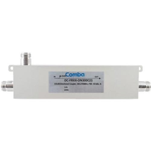 COMBA 340-2700 MHz 7dB directional coupler. 300 watts. -161dBc PIM rated. For indoor and outdoor use. N-Female terminations.