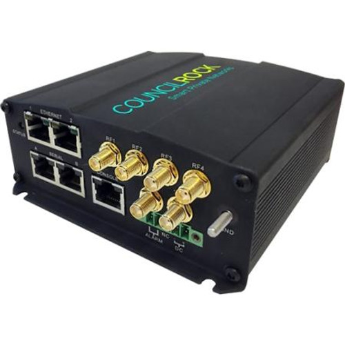 COUNCIL ROCK Telig E1500 Industrial Router,1 LTE, Cat 12, Dual SIM, FirstNet Verizon, AT&T, CBRS