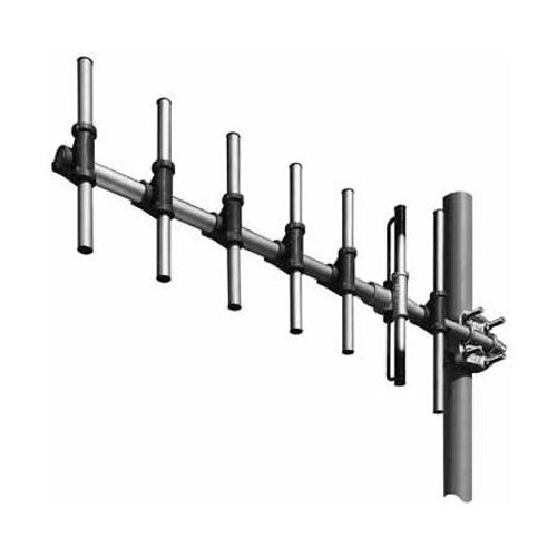 KATHREIN 450-470 MHz broadband yagi ante nna 12dBi gain, 250 watts,14dB F/B ratio . V or H polarization. N/F term. Includ es mounting hardware.