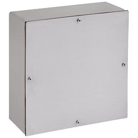 HOFFMAN Enclosure 5" H x 19" W x 19"L , Type 4X, Screw Cover, SC Series, Pull Box, Stainless Steel,