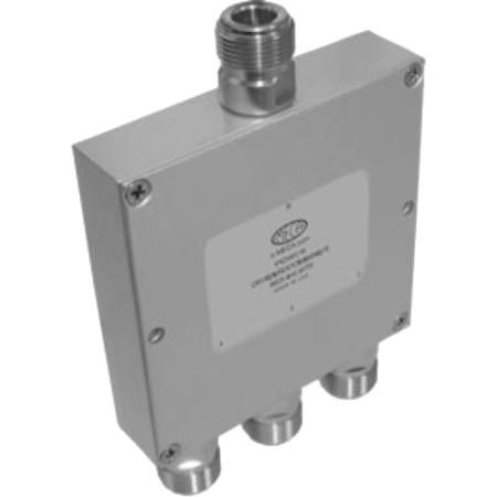 MECA's 3-way N-Female power combiner with an average power rating of 40 watts and frequency 0.380-0.960 GHz