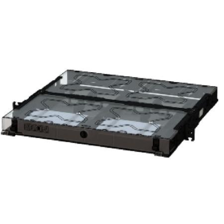 BELDEN Cat 6+ Patch Panel, 24 Port Black RJ45 Key Connect TIA 568-B.2.1