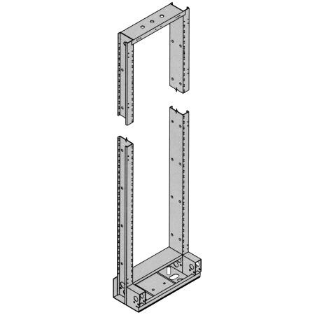 COOPER B-LINE Seismic zone 4 network bay, closed duct, top angle, 19" rack width, 1-3/4"