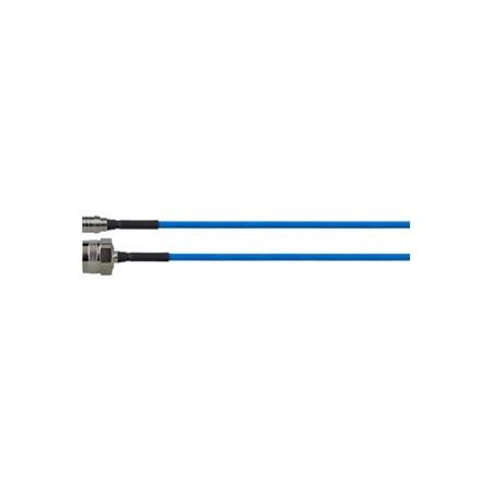VENTEV BY RF INDUSTRIES 6 ft TFT-402-LF low-PIM coaxial cable assembly with QMA Male Straight to N Male Straight.