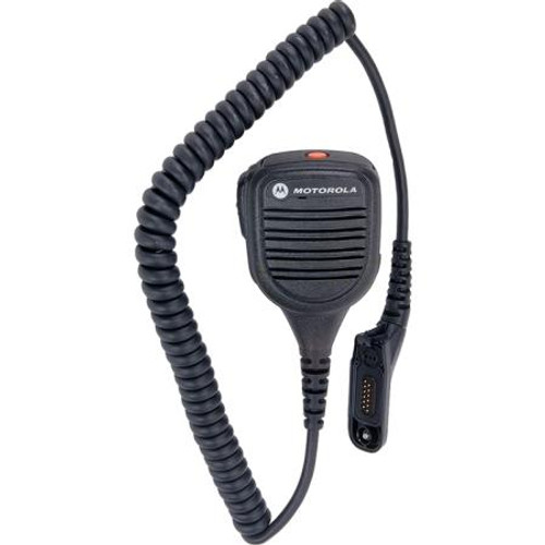 MOTOROLA Impres Remote speaker mic with Noise Cancelling. Emergency Button 3.5MM Jack IP54