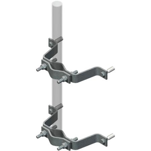 VALMONT Site PRO HDWM04 Heavy Duty Wall Mount 4 in Standoff Accepts 1 in up to 3-1/2 in mounting pipe