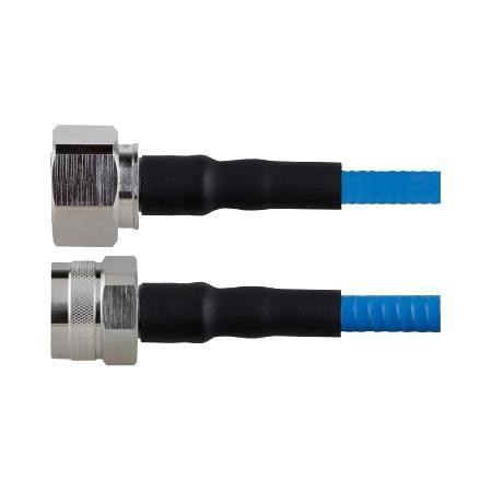 VENTEV 6 ft SPP-250-LLPL low-PIM coaxial cable assembly with 4.3-10 Male Straight to N Male Straight.