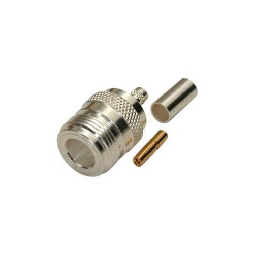 RF INDUSTRIES N Female Crimp Socket CBL GRP C, N, G,T