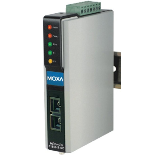 Moxa Americas  Inc. 1 Port RS232/422/485 SM-SC Redundant Device Server