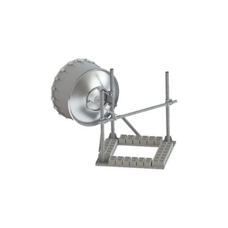 COMMSCOPE Roof-top Microwave Non-pen Ballast Mount three 4-1/2 in OD x 8 ft Supports w 3.5 in OD Strut Support Member