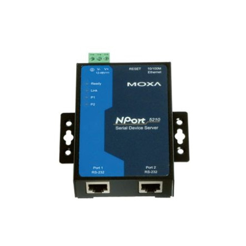 Moxa Americas  Inc. 2 Port 10/100M Ethernet RS-232 Device Server